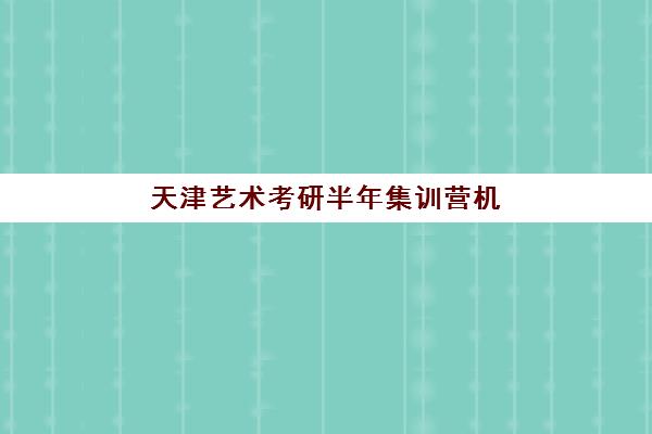 天津艺术考研半年集训营机构用户满意度如何评估？2025年最新排名、真实反馈与科学择校指南全解析