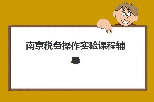 南京税务操作实验课程辅导机构哪个比较好？2025年最新十大排名、课程特色与选择全攻略