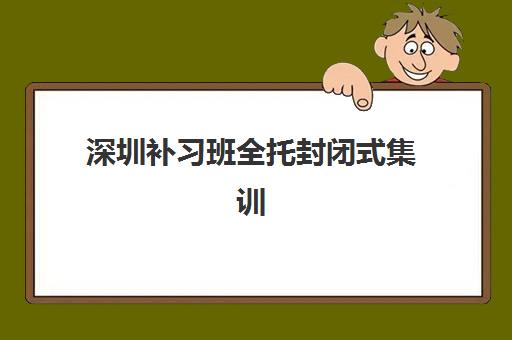 深圳补习班全托封闭式集训营怎么样啊？2025年最新十大机构权威排名、教学特色深度剖析与科学择校全指南