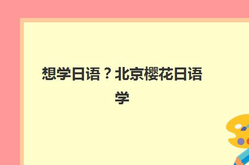 想学日语？北京樱花日语学校怎么样？深度体验其师资教学与课程特色