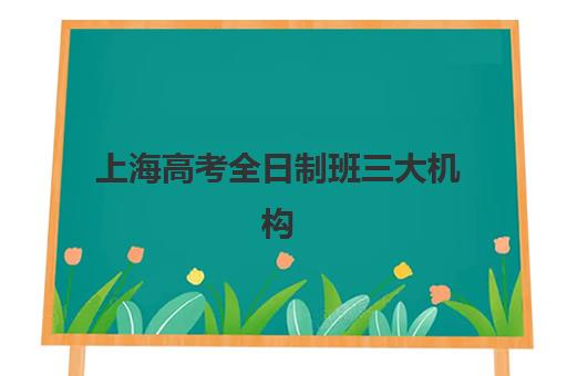 上海高考全日制班三大机构服务成本公示：2025年费用明细与择校全攻略